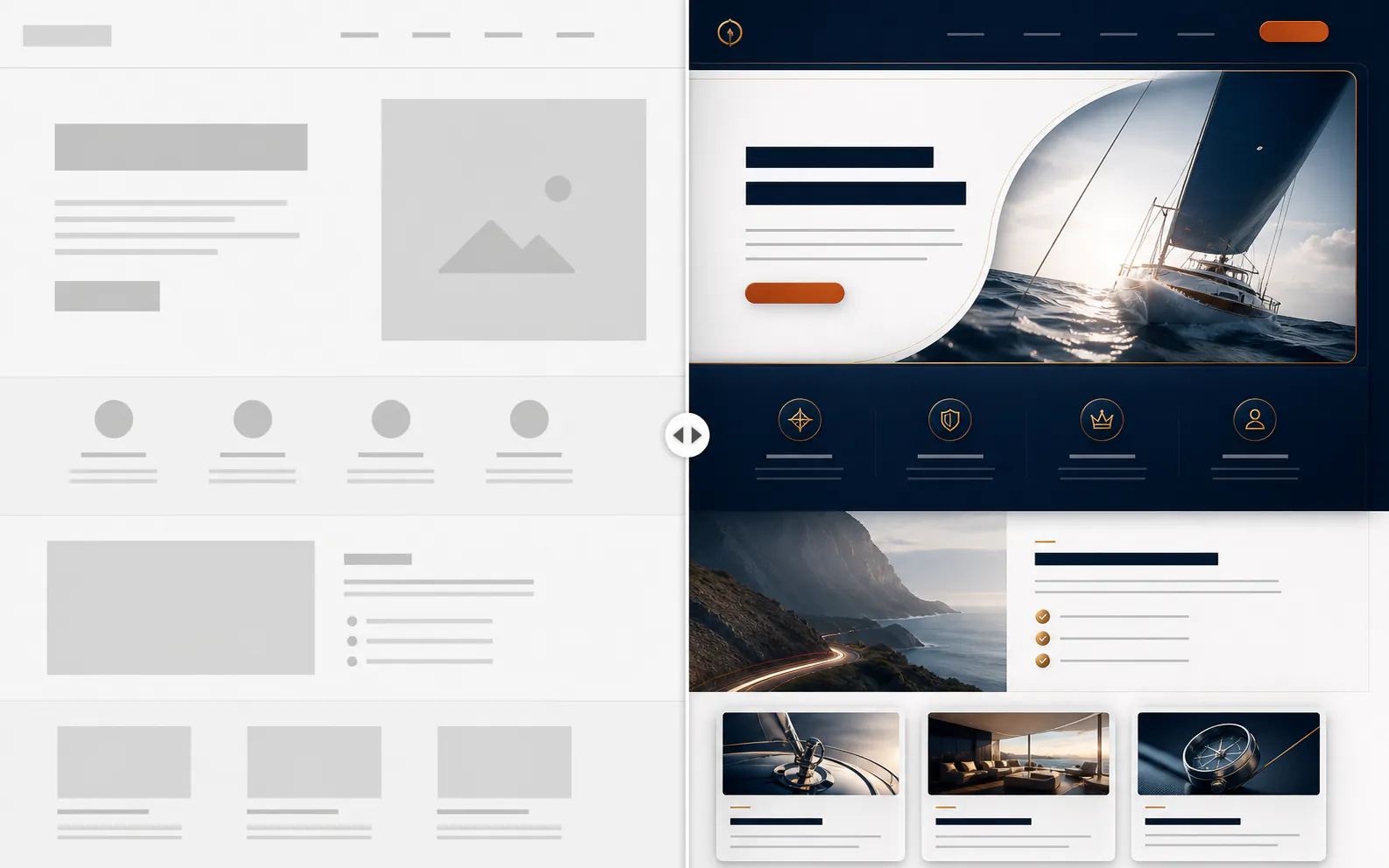 An AI-assisted workflow for building premium websites faster