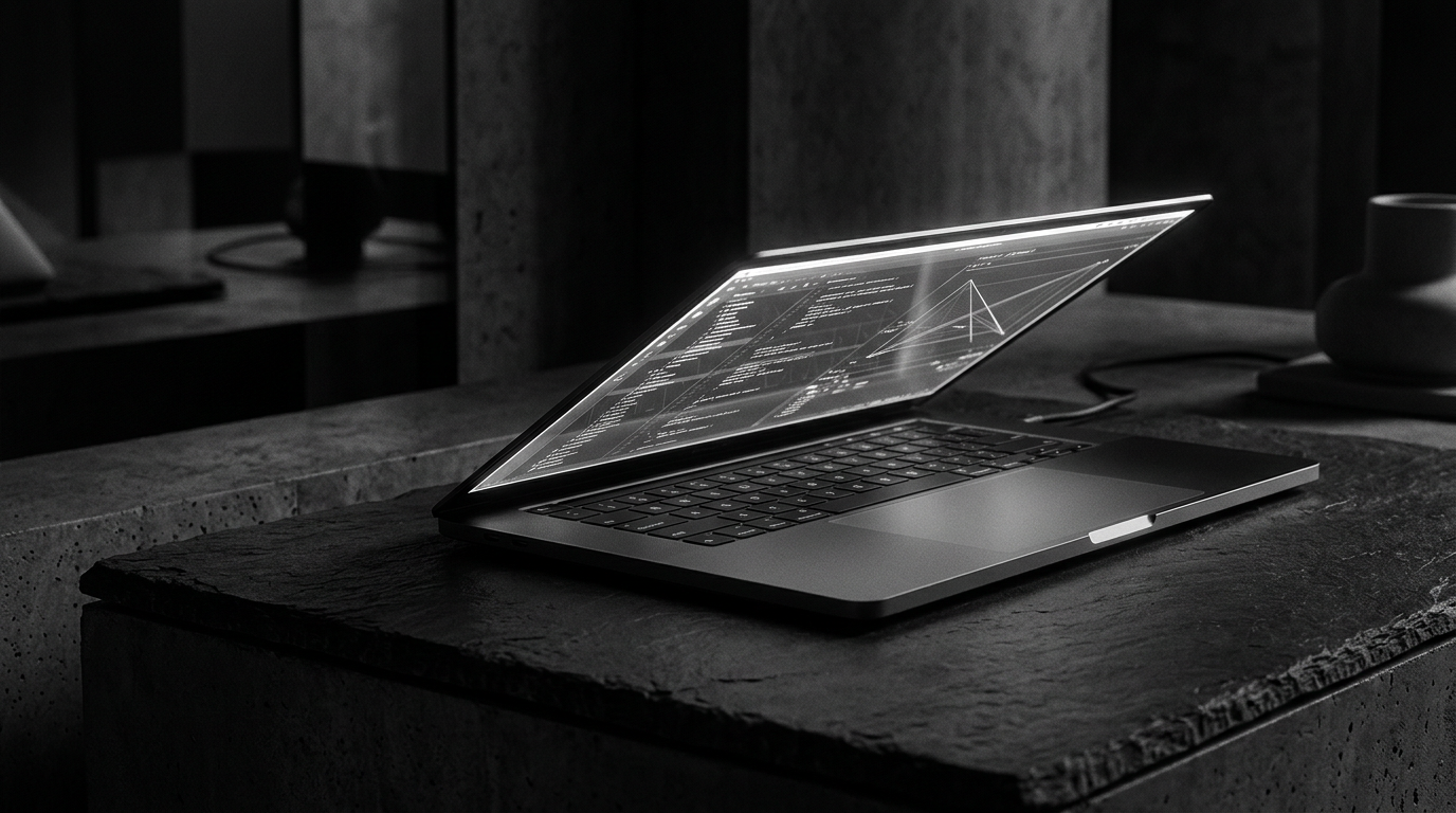 Monochrome Zera studio workspace