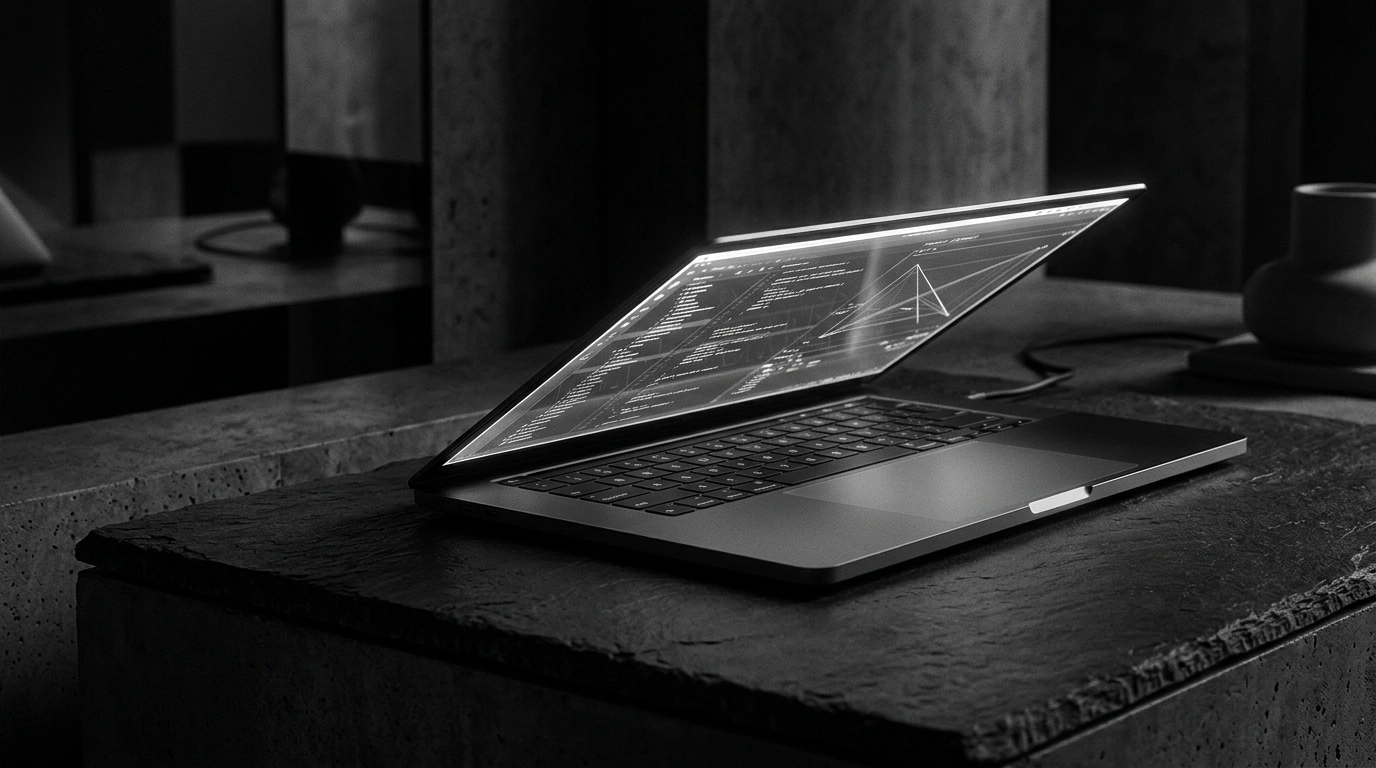 Monochrome Zera studio workspace