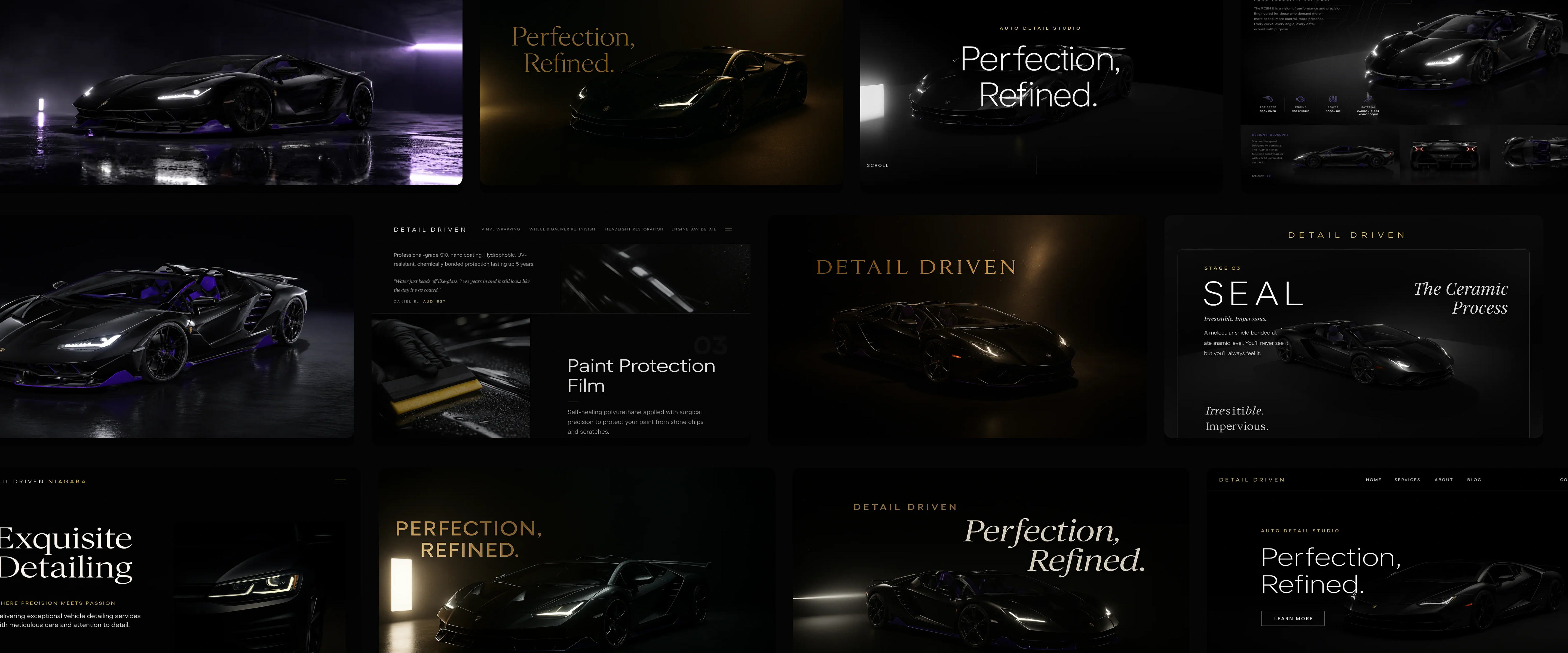 Detail Driven initial concept layout